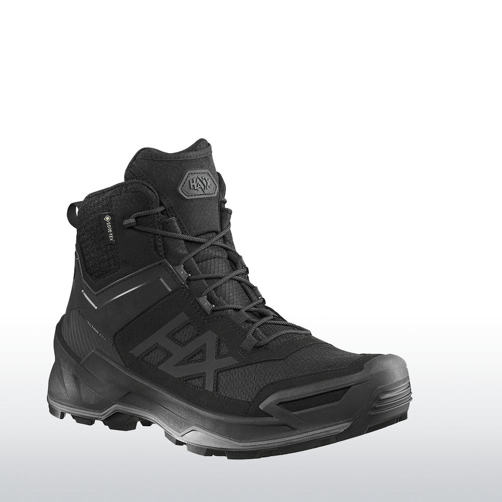 Hiking-Schuh, Schwarzer Schuh, GORE-TEX, Knöchelhoch, Mid-cut