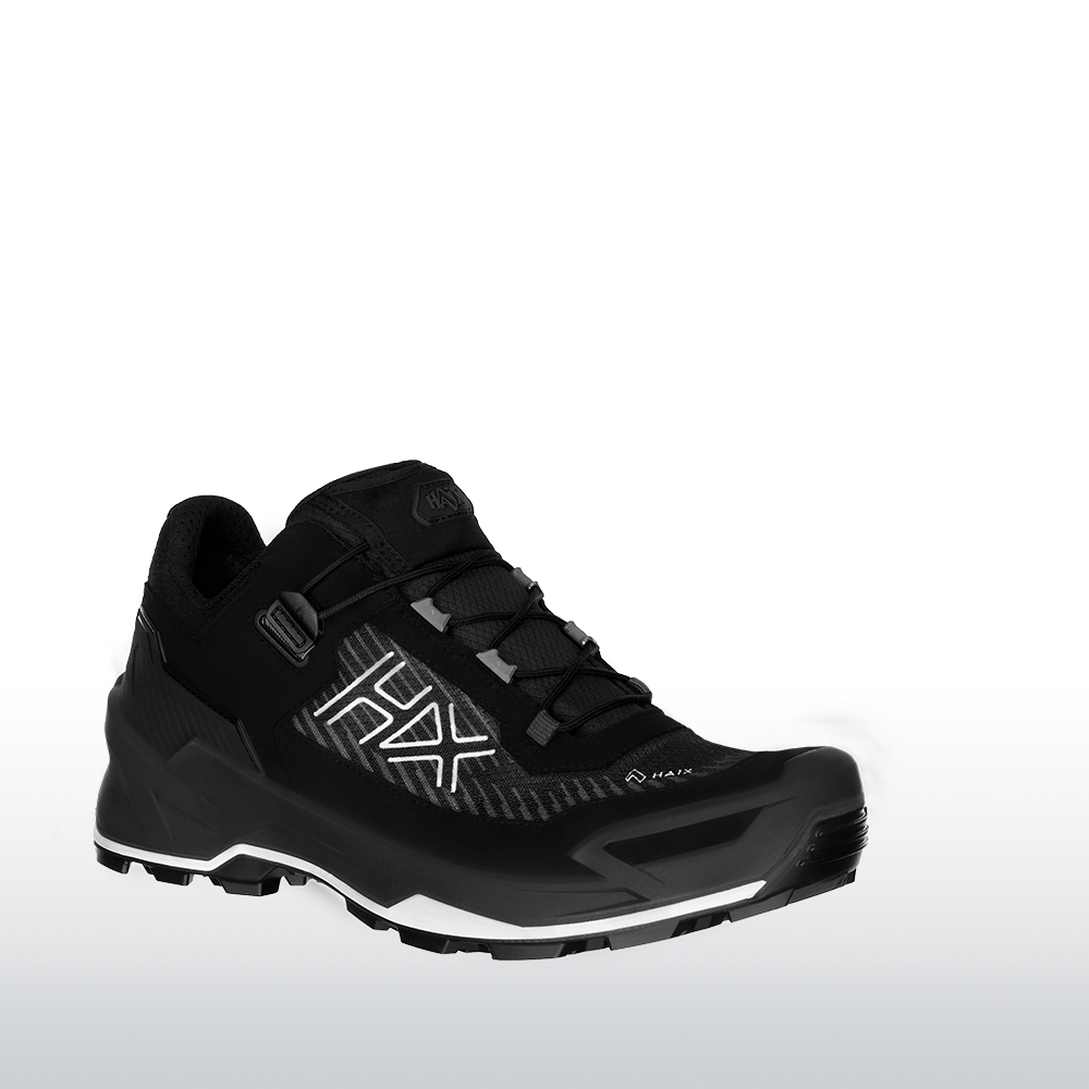 Hiking-Schuhe, Schwarz, Trail-Schuh, Athletischer Schuh, Raues Profil